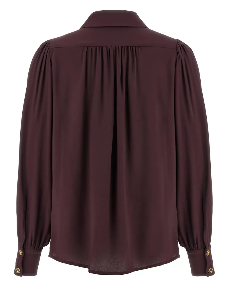 Elisabetta Franchi Blouse — Burgundy Burgundy