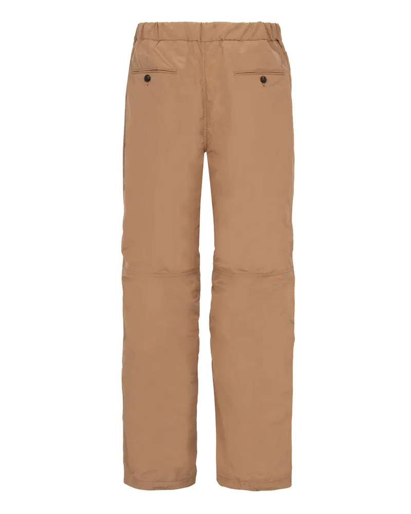 Ferragamo Men's Track Pants Brown Polyester Camel