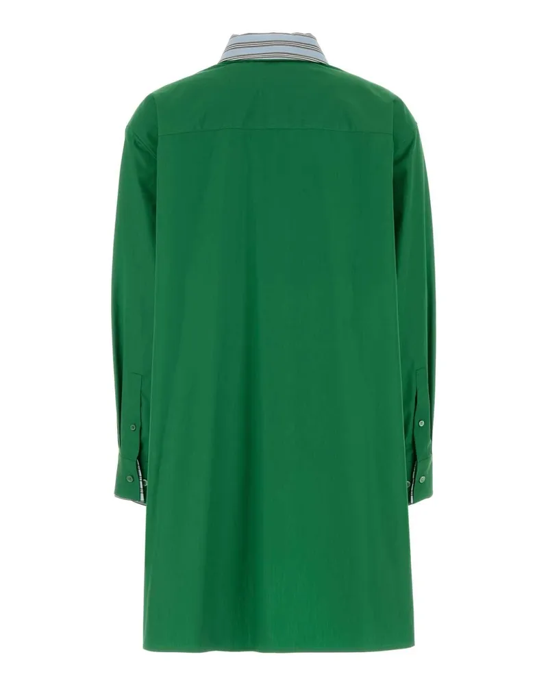 Loewe Dress Shirt Dress — Green Green