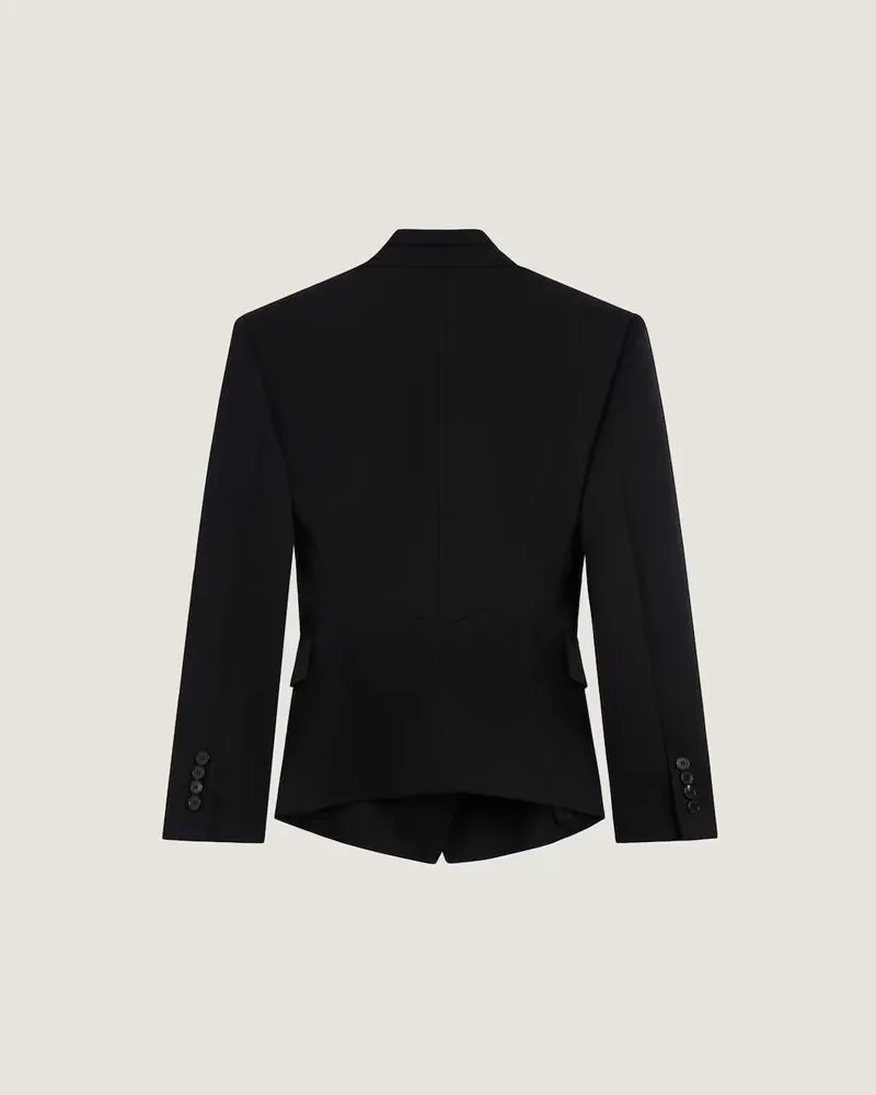 Givenchy Tailored Wool Blazer — Black Black