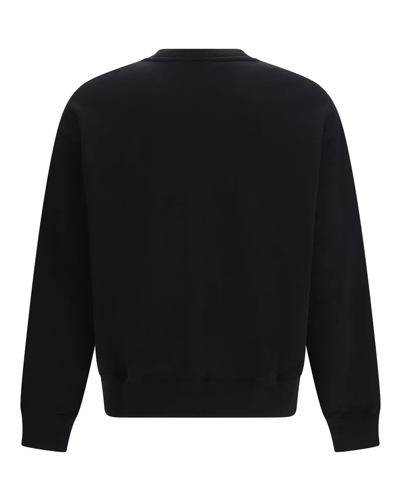 Moschino Men's Printed Organic Cotton Sweatshirt Fantasia Nero Sweatshirts Sweater Black
