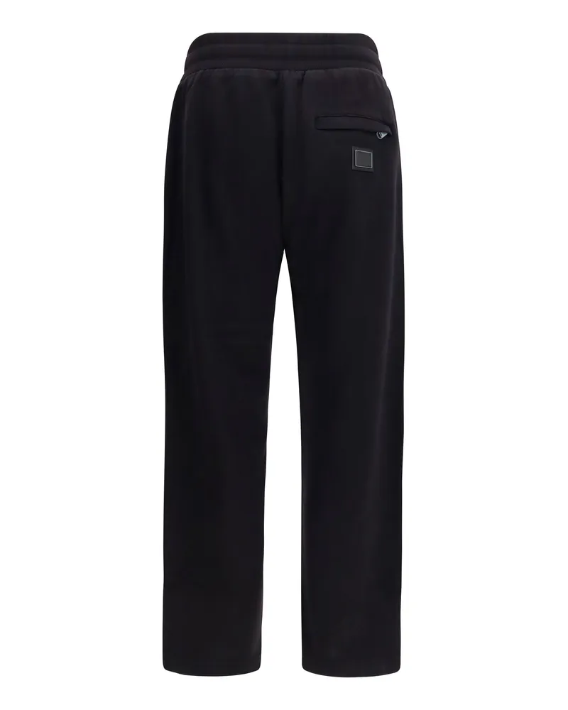 Dolce & Gabbana Men's Cotton Sweatpants Nero Pant Trousers Black