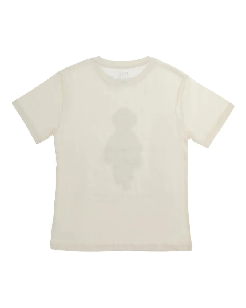 Ralph Lauren Polo Bear Embroidered T-Shirt — Beige Beige