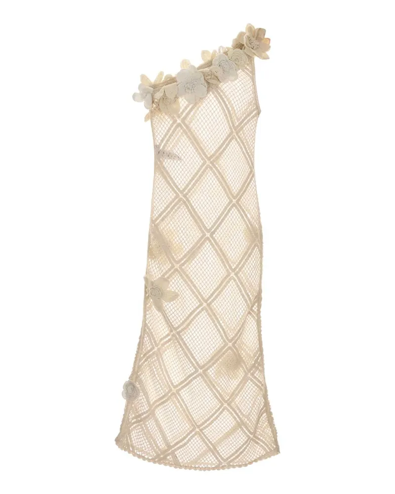 J.W.Anderson Crochet Dress — Beige Beige