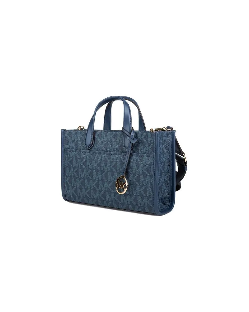 Michael Kors Women's Tote Bag Admiral 89.coated Canvas - Tote-Bags Navy