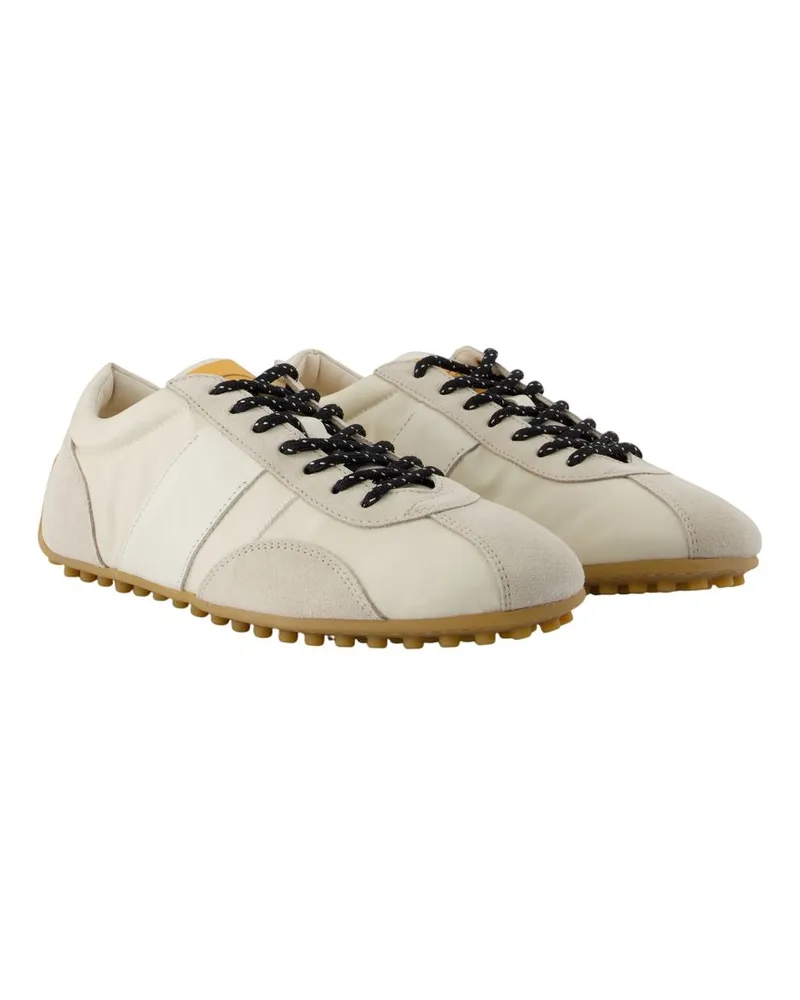 TOD'S Women's Leather Low-Top Sneaker White Calfskin White