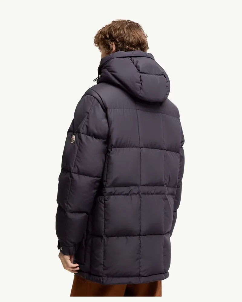 Moncler Quilted Puffer Down Jacket — Navy Navy