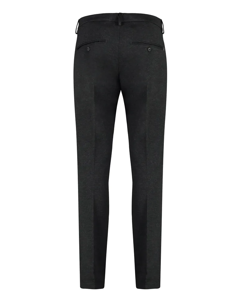 Dondup Men's Gaubert Chino Pants Grey Viscose Chinos Grey