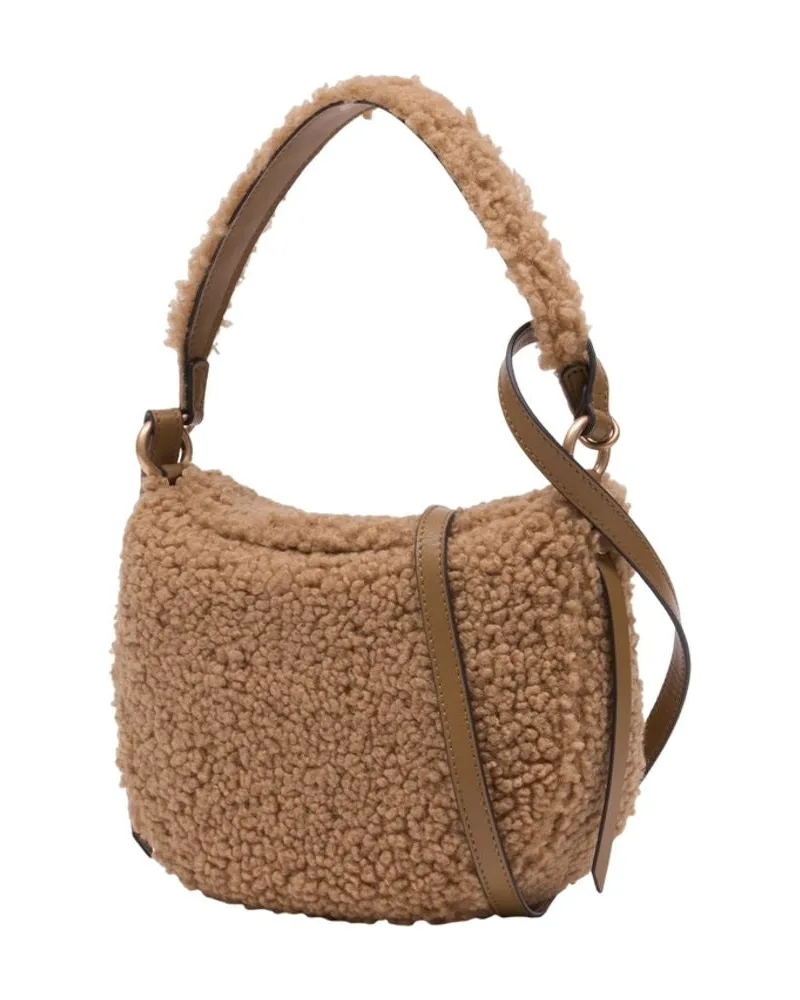 Vanessa Bruno Women's Mini Daily Shoulder Bag -  Synthetic Brown Shoulder-Hobo-Bags Brown