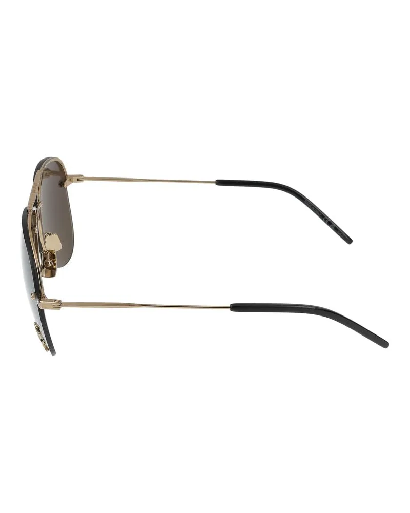 Saint Laurent Unisex Sunglasses  Classic 11 M 004 Gold Bronze 13-140 Metal Gold