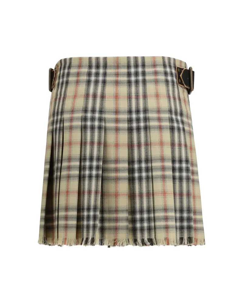 Burberry Women's Multicolor Wool Oves Aries Mini Skirt Multicolor