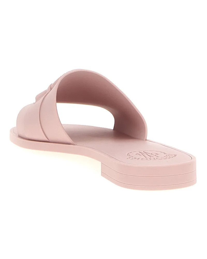 Moncler Embossed Logo TPU Slide — Pink Pink
