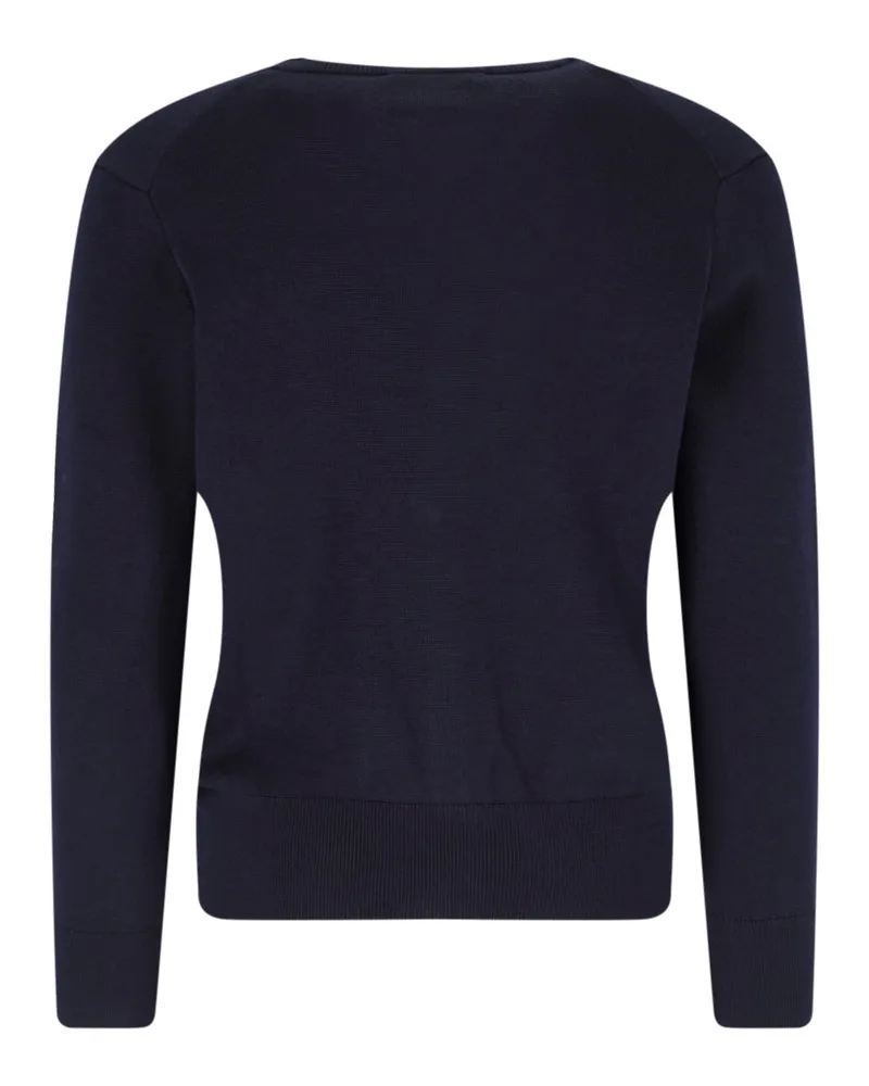 AMI Paris Men's Ami Sweaters Blue Wool Navy