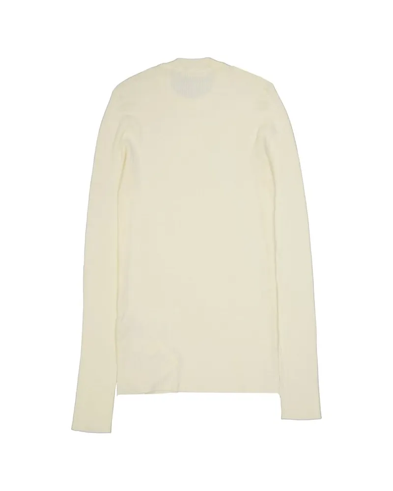 Jil Sander Women's White Cotton Sweatshirt Clothing White