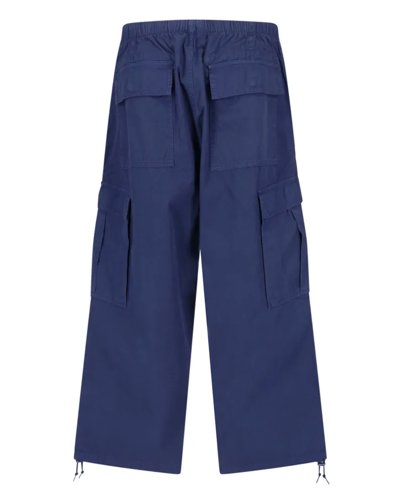 Ralph Lauren Men's Trousers Blue Cotton Navy