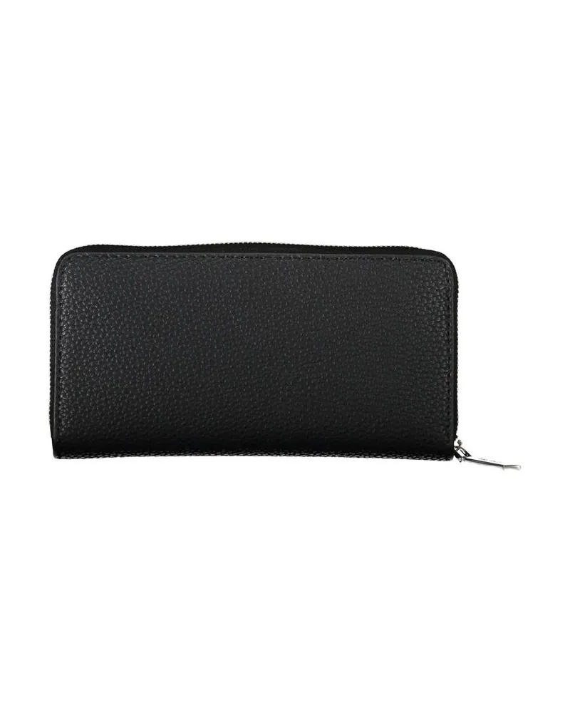 Calvin Klein Polyurethane Wallet — Black Black