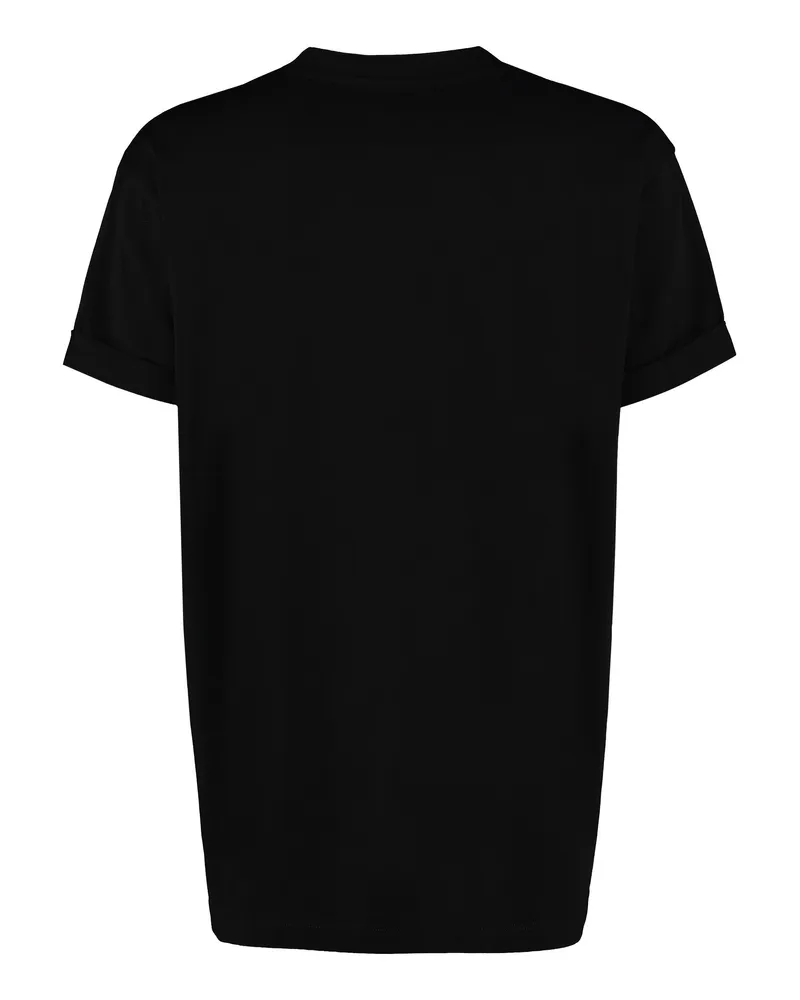 Stella McCartney Women's Embroidered Star Cotton T-Shirt Black Organic Cotton; Viscose T-Shirts & Jerseys Black