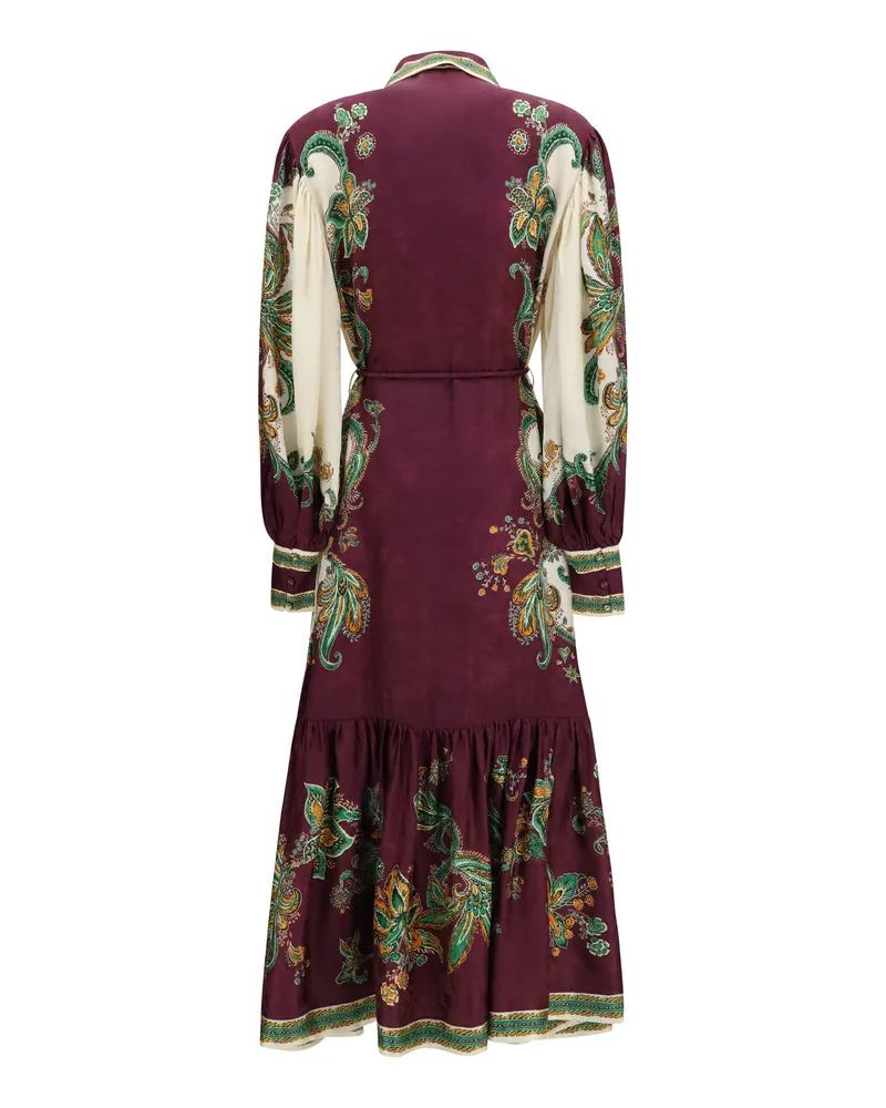 ALEMAIS Women's Ruthie Shirt Dress Viscose; Silk Multicolor