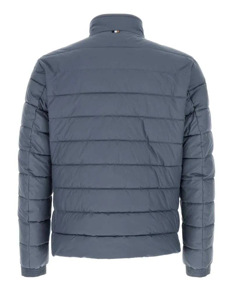 HUGO BOSS Men's Air Force Blue Polyester Padded Jacket Openblue Giubbini Blue
