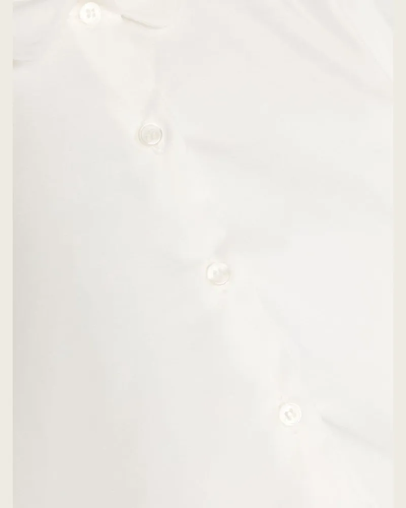 Il Gufo Cotton Long-Sleeve Shirt — White White