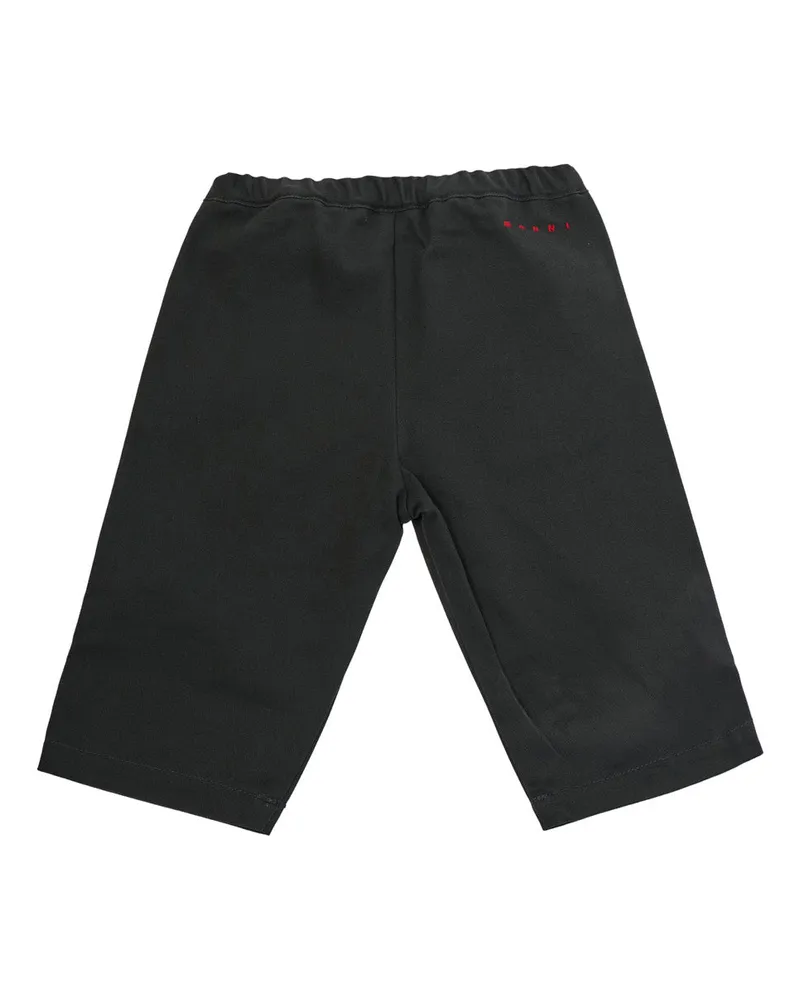 Marni Girls' Trousers Grey Cotton Black