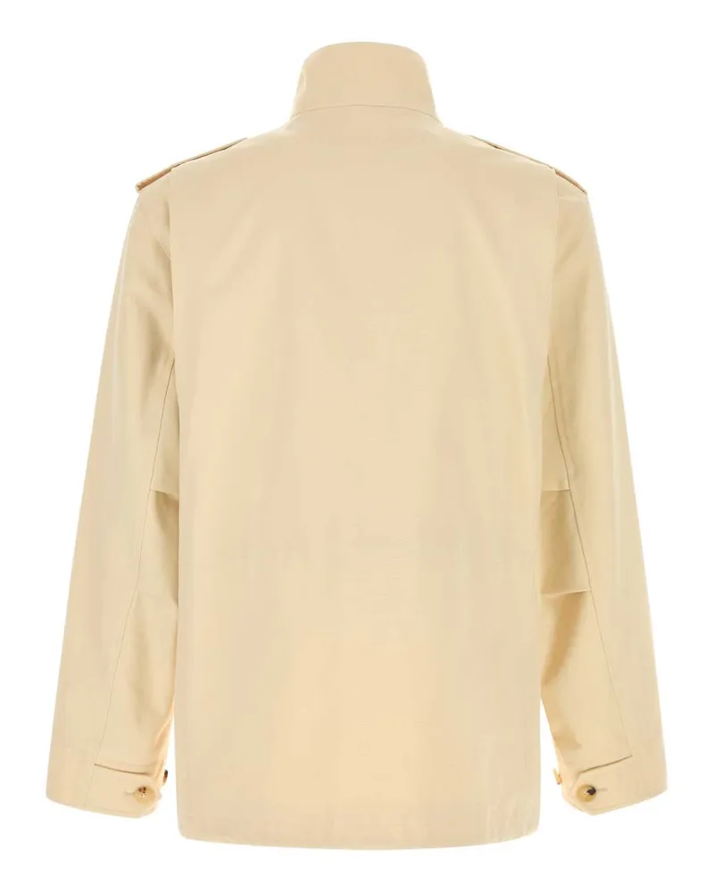 Valentino Garavani Men's Caban | Vlogo Signat Seashell Cappotti Coat Beige