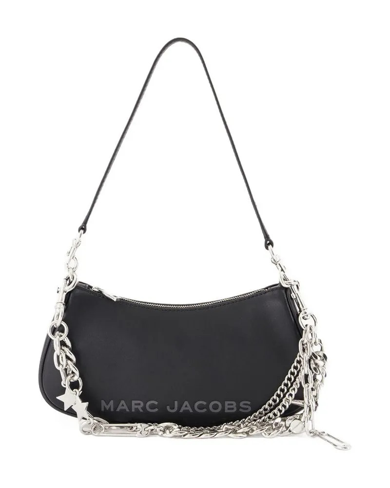 Marc Jacobs Women's The Shoulder Bag -  Leather Black Cowhide Totes-Shopping-Bags Black