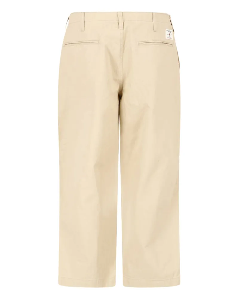 Roy Roger's Men's Trousers Beige Cotton Beige