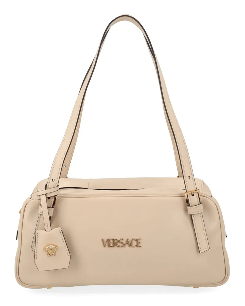 Versace Women's Shoulder Bag  Tag Ivory Lamb Leather Ivory