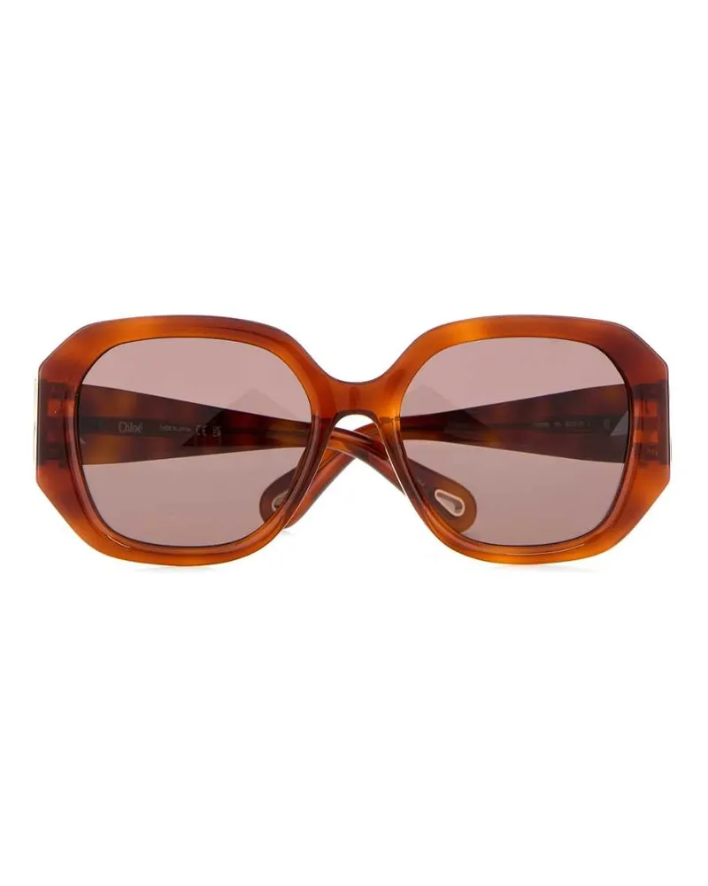 Chloé SUNGLASSES Acetate Sunglasses — Brown Brown