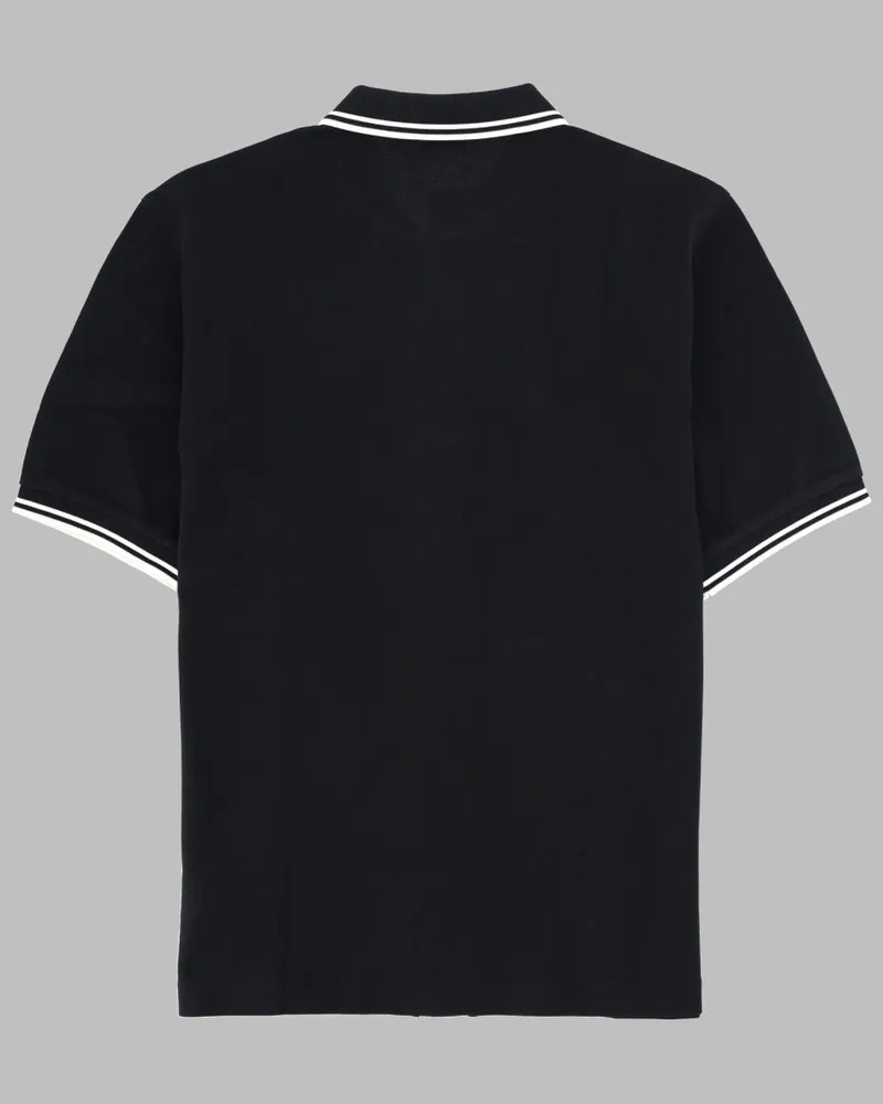 Fred Perry Embroidered Logo Polo Shirt — Blue Blue