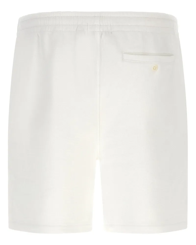 Ralph Lauren Cotton Terry Bermuda Shorts — White White
