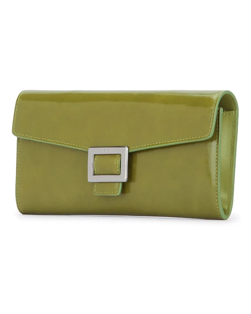 Roger Vivier Women's Belle Vivier Wallet Chain Callagreenv221leafgreenv428 Portafogli Green