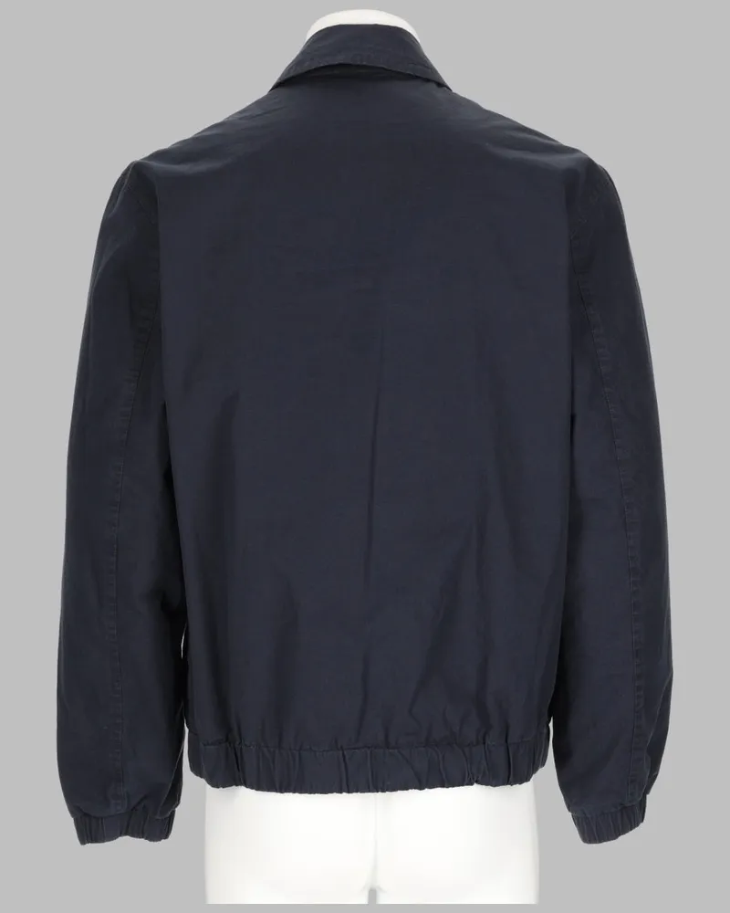 A.P.C. Men's Jacket William Blue Cotton Organic Blue