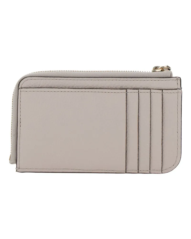 Chloé Women's Wallet Grey Hammered Leather Gray