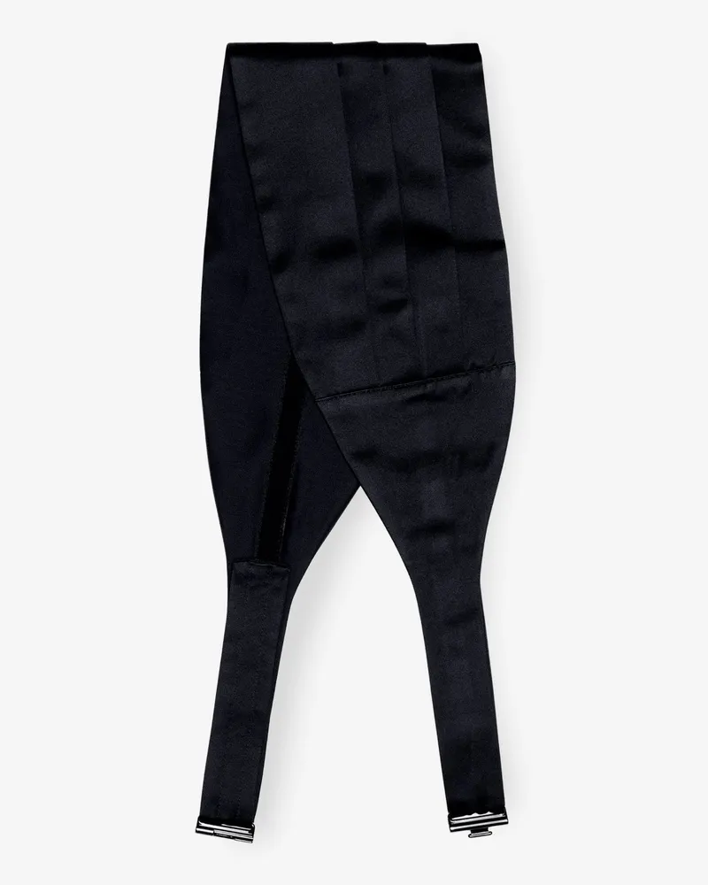 Brunello Cucinelli Men's Cummerbund Cotton-Silk Blue Cotton Silk Belt Blue