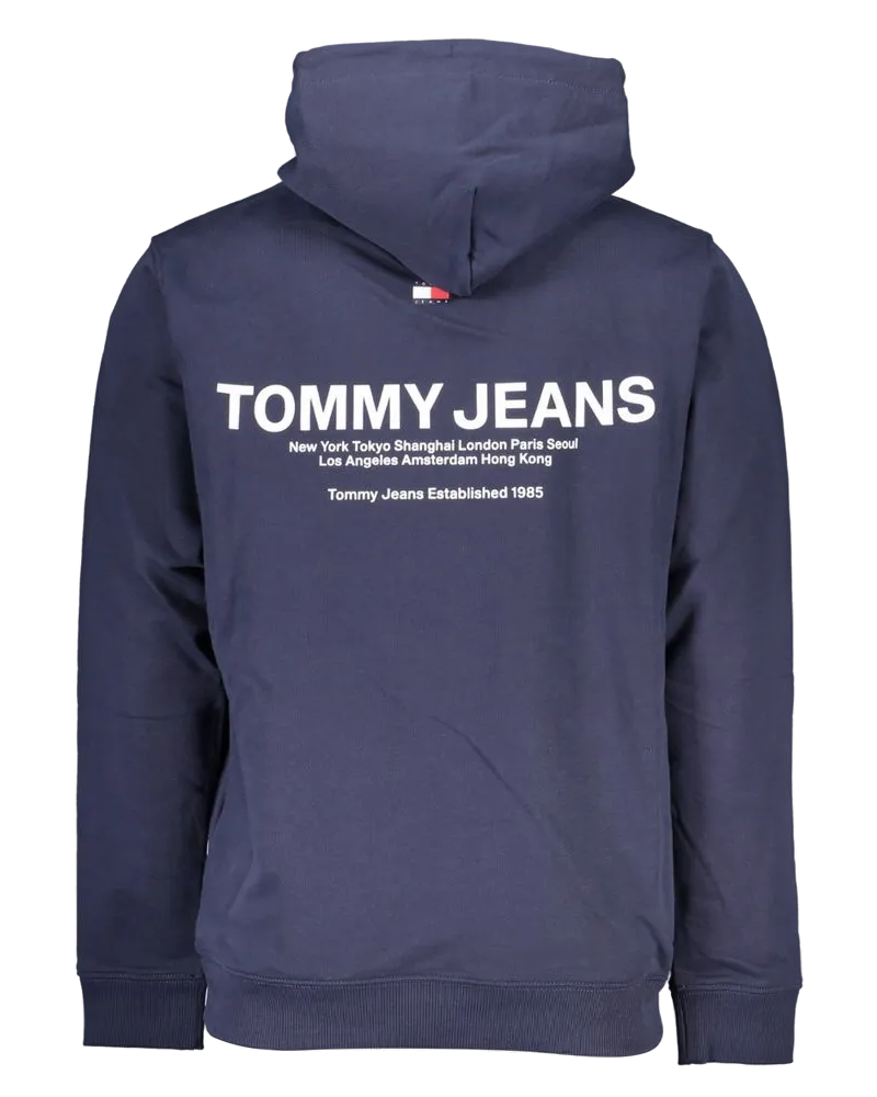 Tommy Hilfiger Cotton Hoodie — Blue Blue