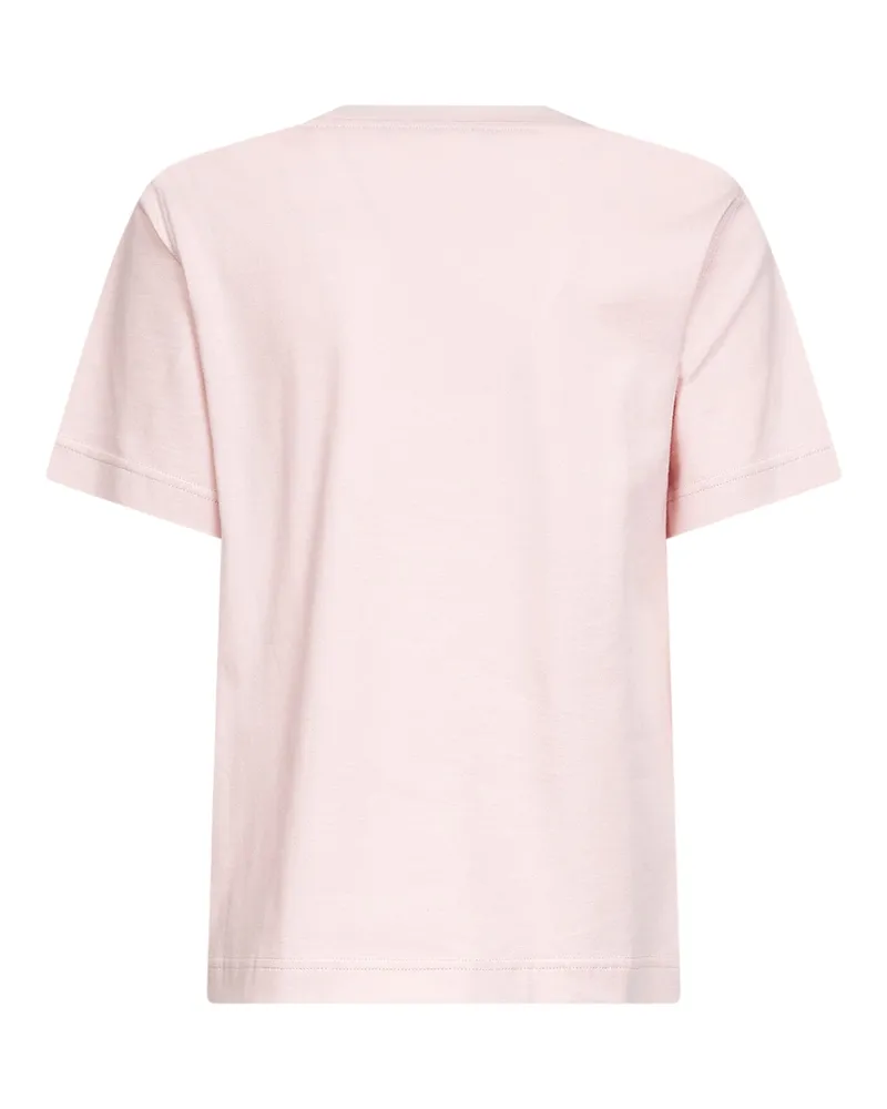 Burberry Women's Bouquet Pink Cotton Logo T-Shirt T-Shirts & Jerseys Pink