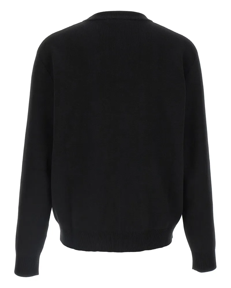 Gucci Men Bicolor Wool Cardigan Clothing Black