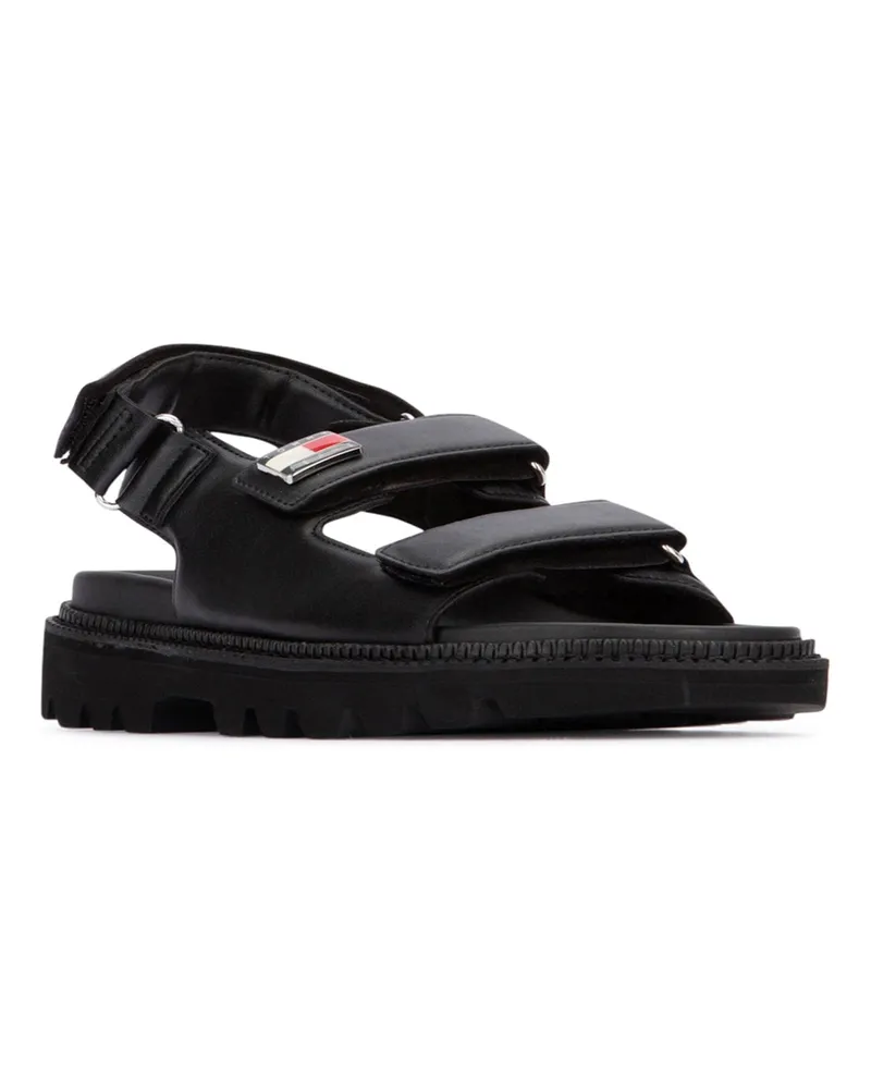 Tommy Hilfiger Women's Sandali Black Polyurethane () Sandal Black