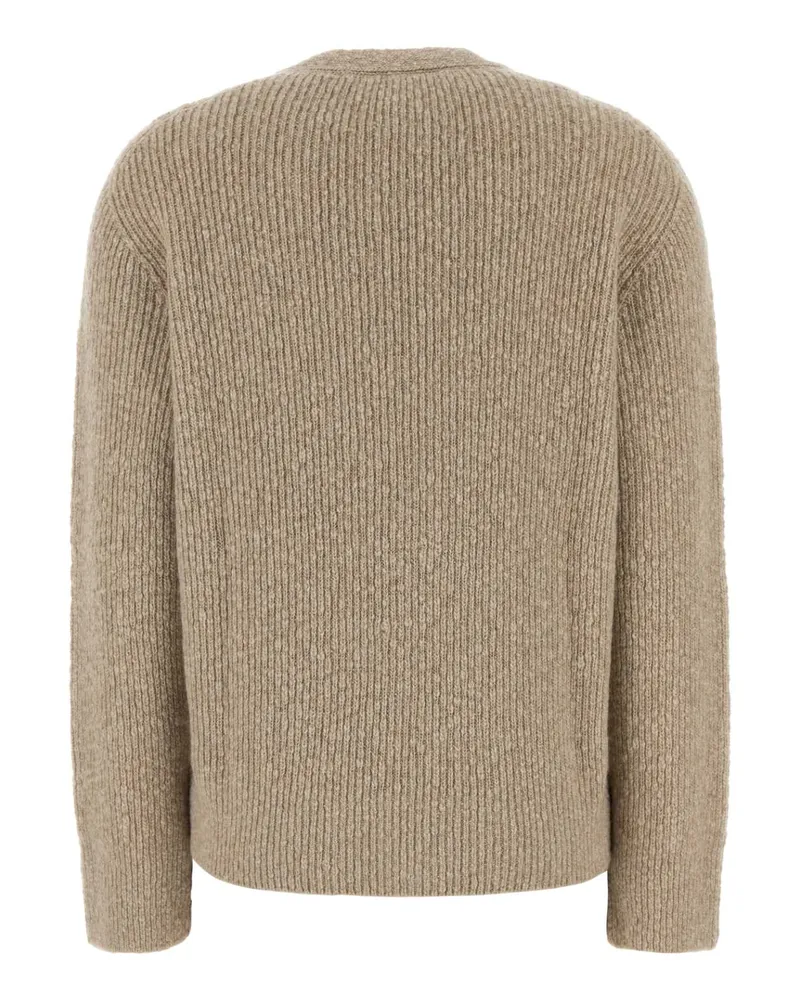 The Row Women's Beige Cashmere Naroch Cardigan Dune Exterior: Maglieria Sweater Beige