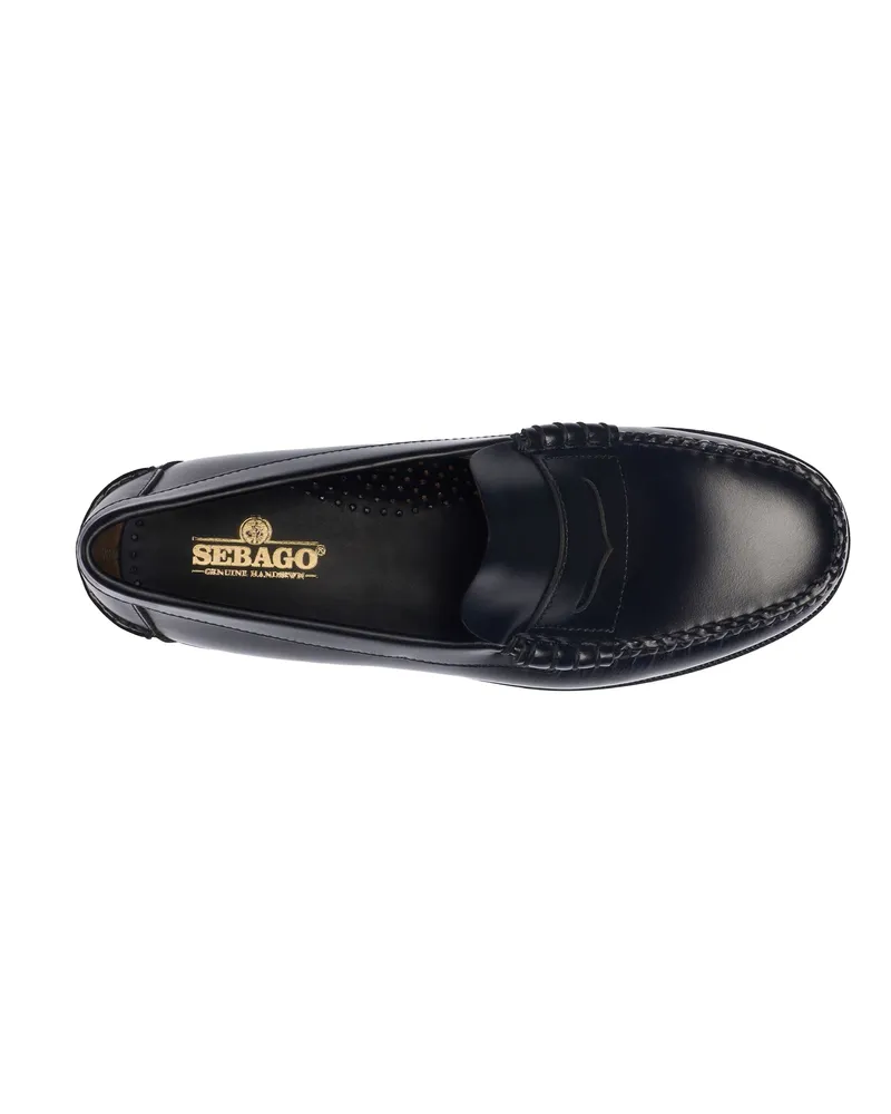Sebago Women's Loafers Classic Dan Black Leather Black