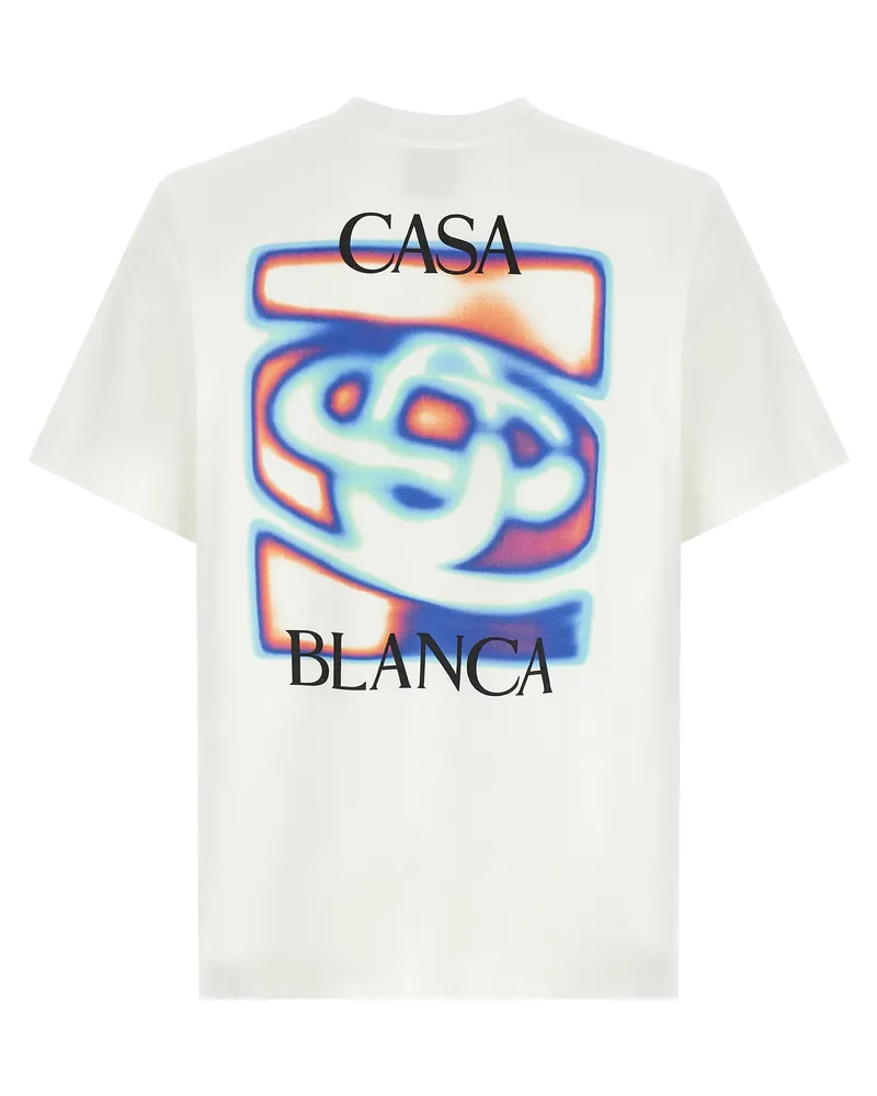 Casablanca Paris Men's White Organic Cotton T-Shirt White