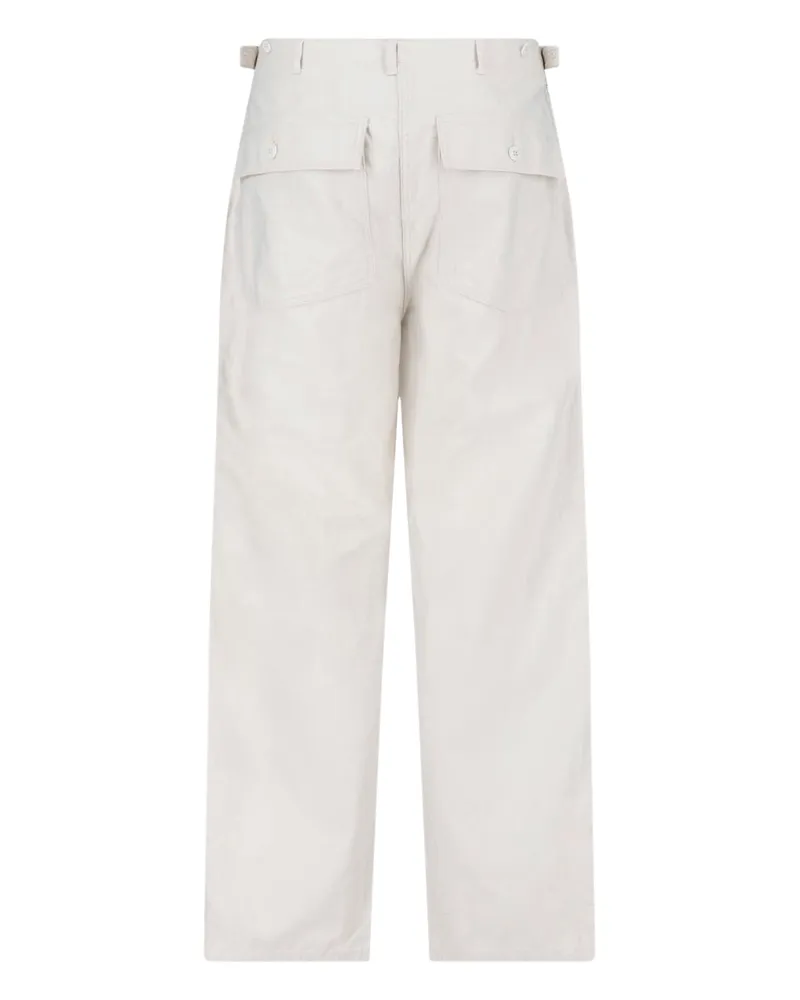 Kaptain Sunshine Men's Trousers Cream Cotton Cream