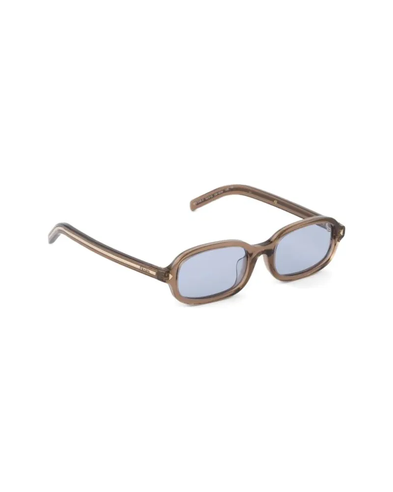 Prada SPRD06C050E28I Rectangular Frame Sunglasses Fe30w