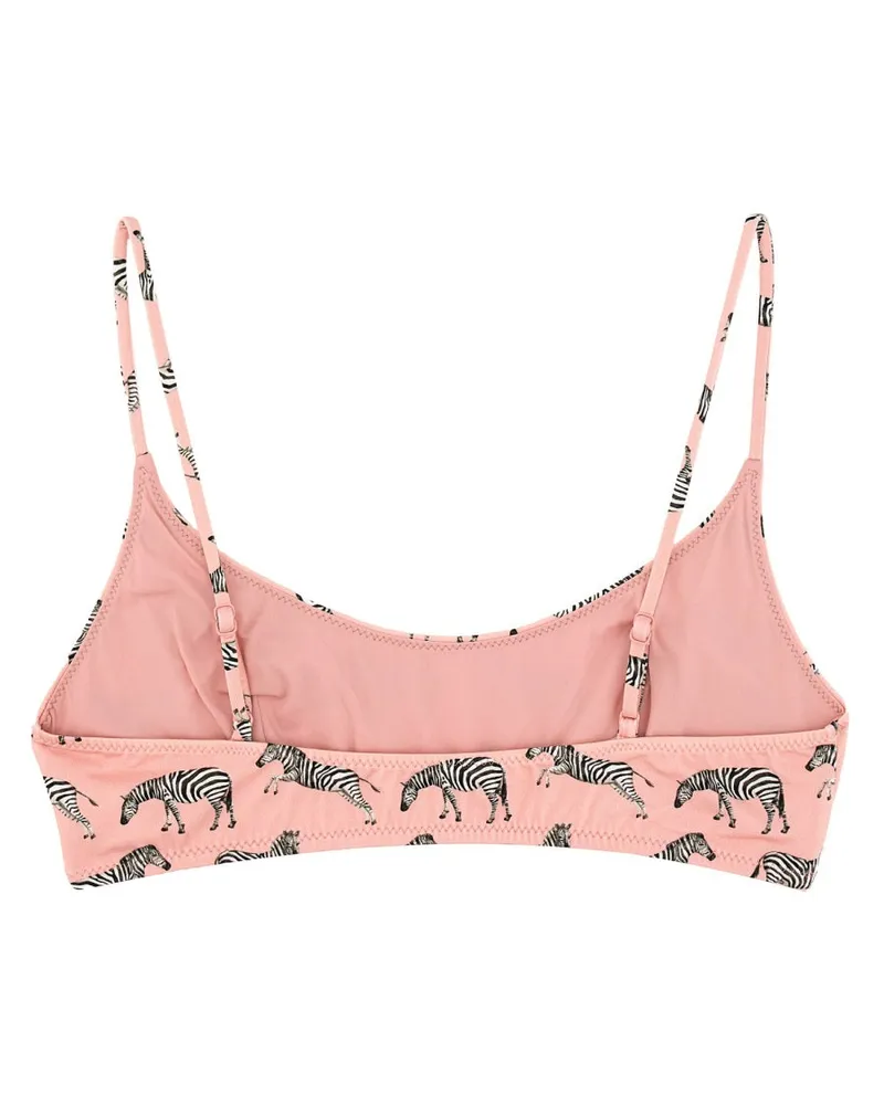 MC2 Saint Barth Polyamide Bikini Top — Pink Pink