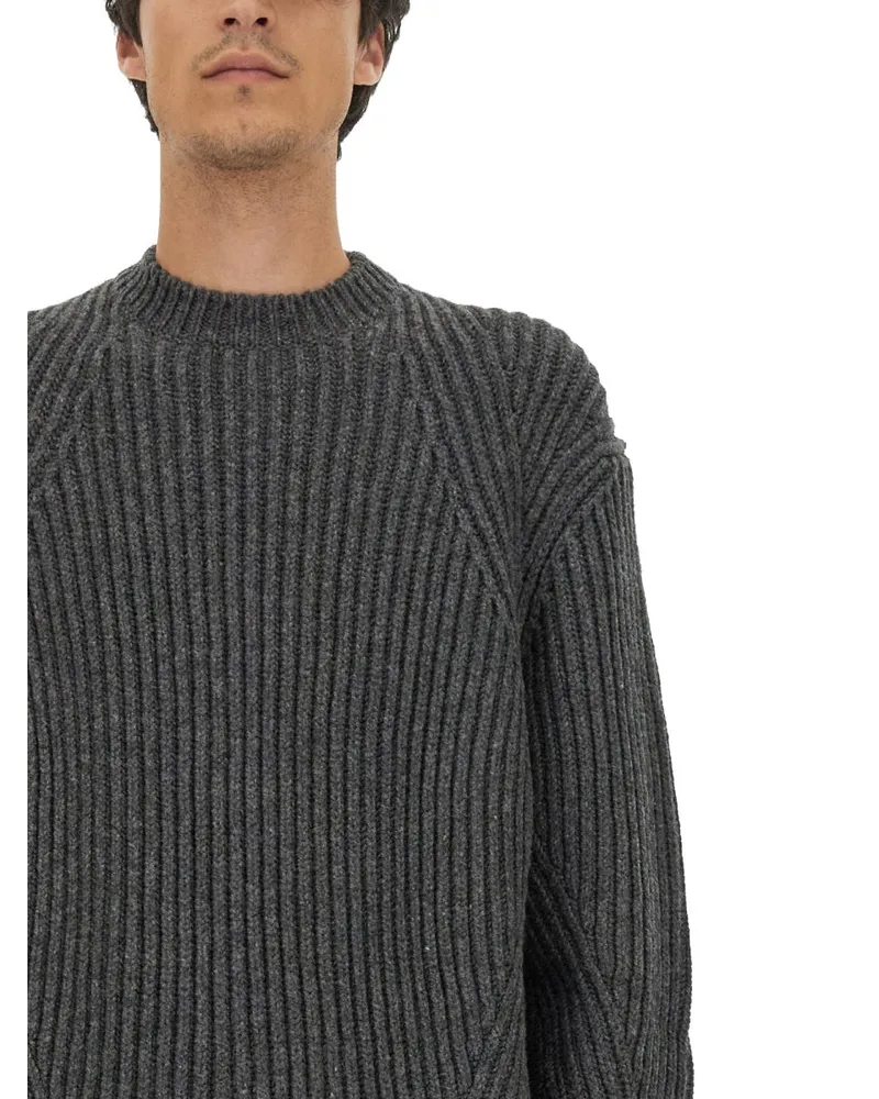 Alexander McQueen Wool Jersey Sweater — Black Black