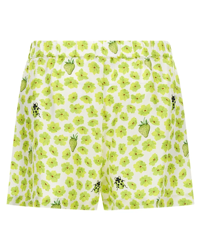Versace Women's Multicolor Silk Bermuda Shorts Multicolor