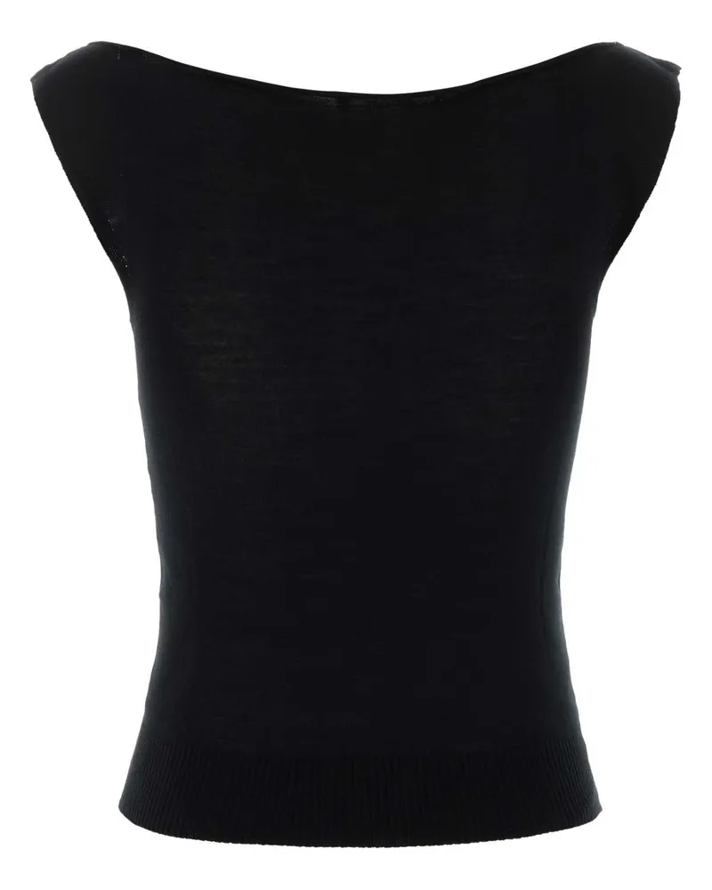 GIMAGUAS Sleeveless Sweater — Black Black