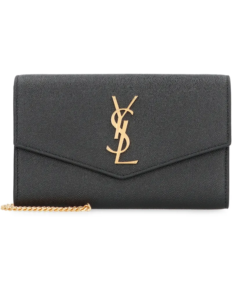 Saint Laurent Uptown Clutch — Black Black